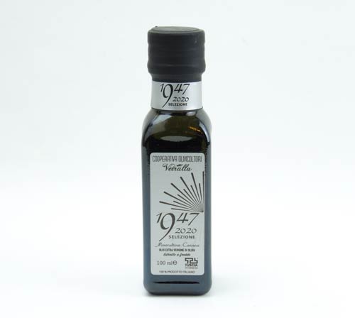 Bottiglia 100 ml Olio EVO Selezione 1947 Estratto a Freddo Monocultivar Caninese TUSCIA VITERBESE 24/25